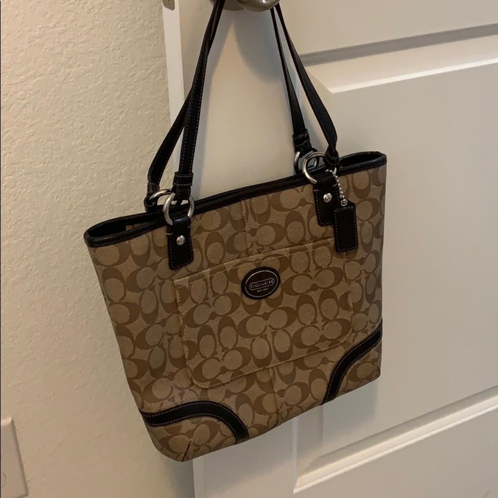 Coach Monogram Tote